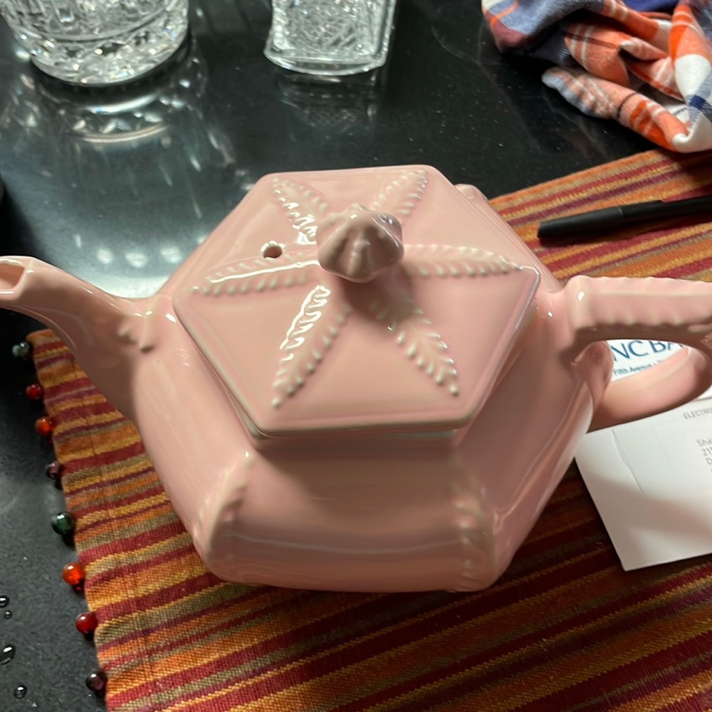 Vintage Pink Hall’s Tea Pot.